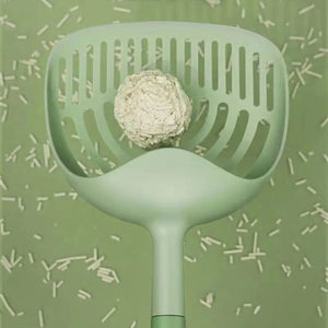 Planet Gates Green Detachable Cat Litter Scoop Deep Shovel Plastic Durable Long Handle Sifter Pooper Scooper Cats Sand Cleaning Products