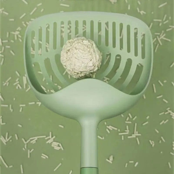 Planet Gates Green Detachable Cat Litter Scoop Deep Shovel Plastic Durable Long Handle Sifter Pooper Scooper Cats Sand Cleaning Products