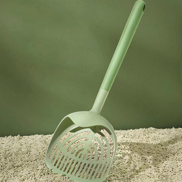 Planet Gates Green Detachable Cat Litter Scoop Deep Shovel Plastic Durable Long Handle Sifter Pooper Scooper Cats Sand Cleaning Products