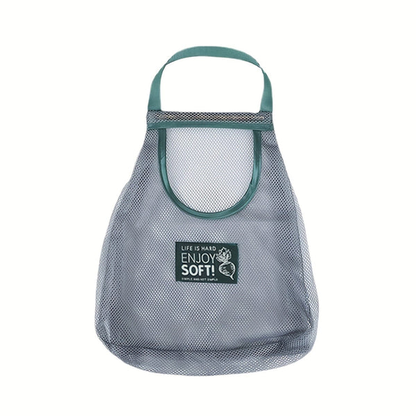 Planet Gates Green Durable & Strong Hanging Mesh Storage Bags - Perfect for Storing Garlic, Potatoes, and Onions!