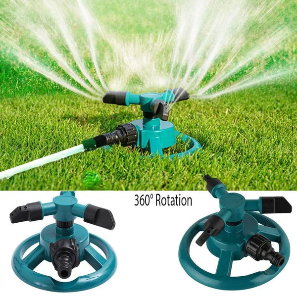 Planet Gates Green(EU) Sprinkler Nozzle 360 Degree Automatic Rotating Water Spray Garden Lawn Automatic Sprinkler Garden Watering Irrigation Supplies