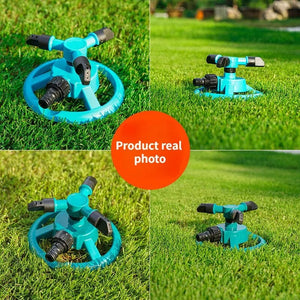 Planet Gates Green(EU) Sprinkler Nozzle 360 Degree Automatic Rotating Water Spray Garden Lawn Automatic Sprinkler Garden Watering Irrigation Supplies