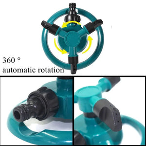 Planet Gates Green(EU) Sprinkler Nozzle 360 Degree Automatic Rotating Water Spray Garden Lawn Automatic Sprinkler Garden Watering Irrigation Supplies