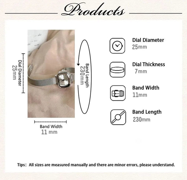 Planet Gates green Fashion Women Small Dial Quartz Mesh Strap Watch