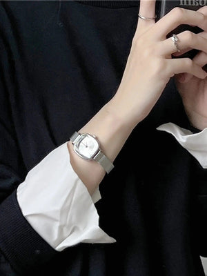 Planet Gates green Fashion Women Small Dial Quartz Mesh Strap Watch