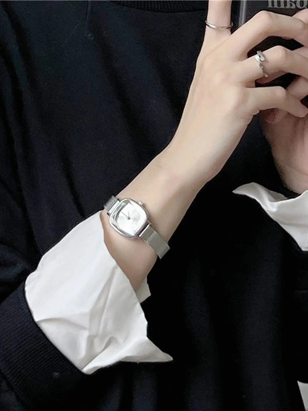 Planet Gates green Fashion Women Small Dial Quartz Mesh Strap Watch