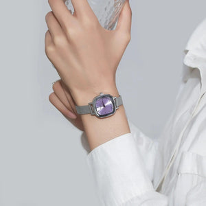 Planet Gates green Fashion Women Small Dial Quartz Mesh Strap Watch