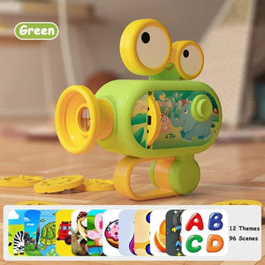 Planet Gates green Flashlight Projector, Torch Lamp Toy, 96 Patterns, Cartoon Creativity Toy, Torch Lamp Flashlight Projector Toys, Baby Story Book