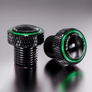 Planet Gates Green For Kawasaki Z650 Z750 Z800 Z900 Z900RS SE Z1000SX Z250 Z300 Z400 Motorcycle Accessories Aluminum Mirror Hole Plugs Screws Bolts