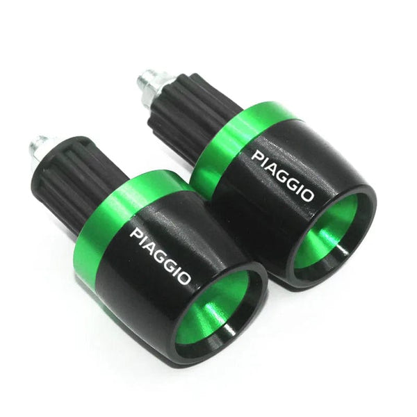 Planet Gates Green For Piaggio BQY BYQ FLY Liberty Medley 150 ZIP50 125 ww150 Beverly 300  Motorcycle CNC 7/8"22MM Grips Handle Bar Cap End Plugs