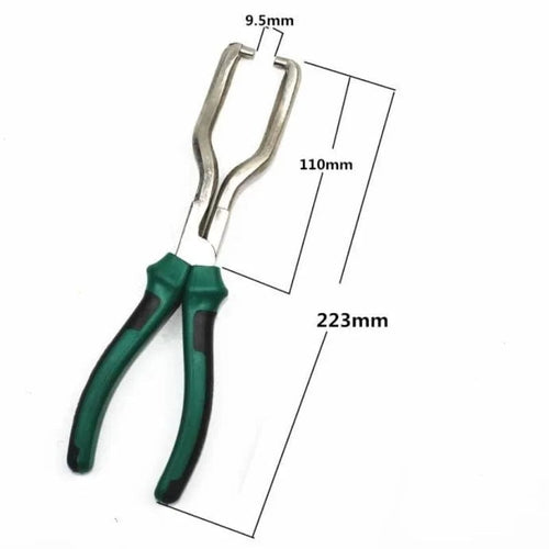 Planet Gates green Gasoline Pipe Special Pliers Joint Pliers Filter Caliper Oil Tubing Connector Quick Removal Pliers Urea Tube Clamp Repair Tool