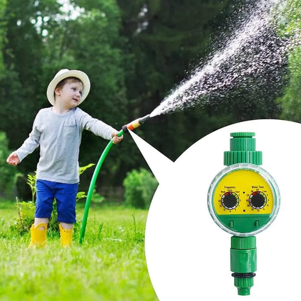 Planet Gates Green Green Outdoor Plastic Garden Electronic Automatic Watering Hose Irrigation Timer Faucet Water Hose