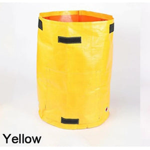 Planet Gates Green Grow Bag / 25x22cm    3 gallons Potato Grow Bags PE Vegetable Planter Growing Bag DIY Fabric Grow Pot Outdoor Garden Pots Garden Tools Veget Garden 1-12 Gallons
