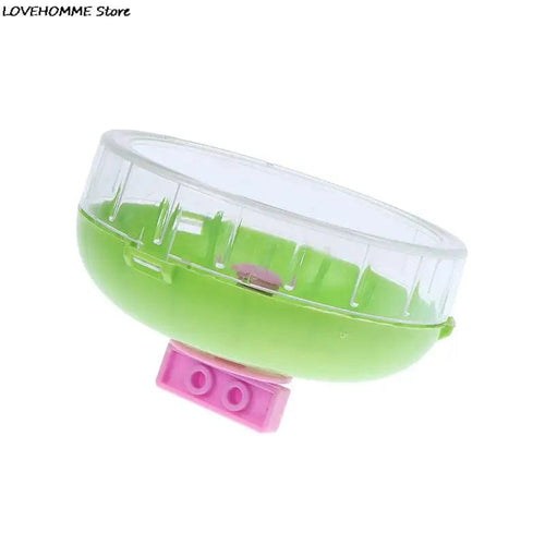 Planet Gates Green Hamster Wheel Small Animal Running Disc Toys Cute Plastic Jogging Exercise Wheel