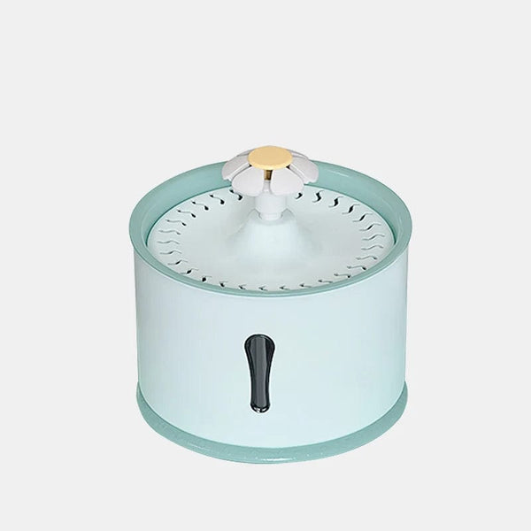 Planet Gates Green Kimpets 2.4L Pet Cat Drinking Water Fountain Dispenser Activated Carbon Filters LED Automatic Feeder Container USB Interface