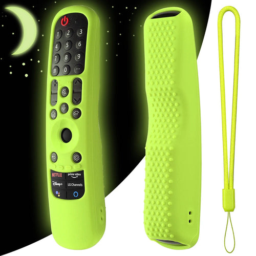 Planet Gates Green Lanyard AN-MR21GA Silicone Case For AN-MR21GC AN-MR21N Magic Remote Control Protective Soft Cover Shockproof For OLED TV Remote