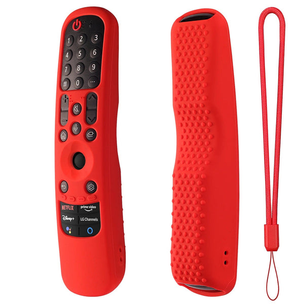 Planet Gates Green Lanyard AN-MR21GA Silicone Case For AN-MR21GC AN-MR21N Magic Remote Control Protective Soft Cover Shockproof For OLED TV Remote