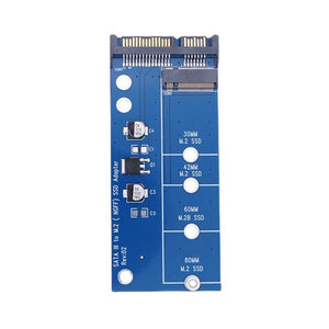 Planet Gates Green M.2 NGFF SSD To SATA 3 3.0  Adapter Card Converter B B&M Key Protocol Solid State Disk Drive 2230 2280 2242