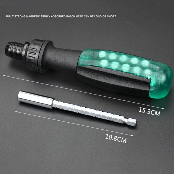 Planet Gates green Magnetic Screwdriver Set Bit Hand Tools Hex Torx Screw Driver Car Appliances Funiture Repair Kit Multi-function Tool Accessories