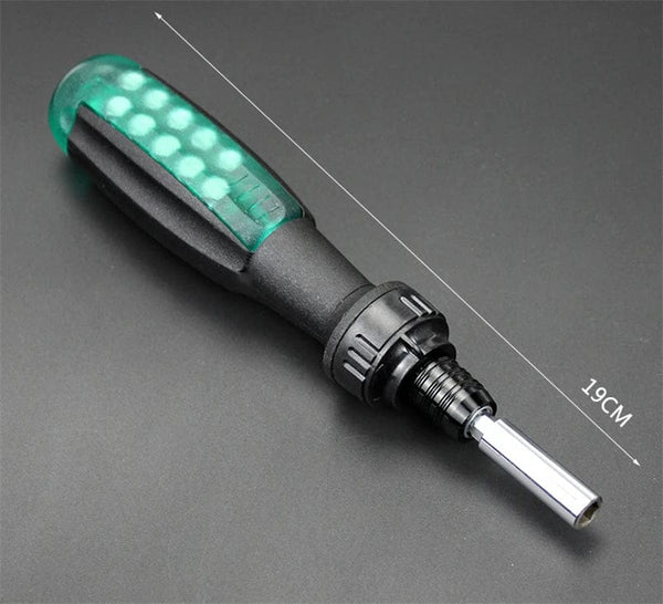Planet Gates green Magnetic Screwdriver Set Bit Hand Tools Hex Torx Screw Driver Car Appliances Funiture Repair Kit Multi-function Tool Accessories