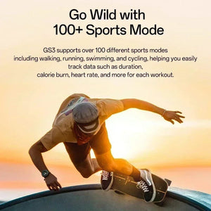 Planet Gates Green / Mexico [World Premiere]Blackshark GS3 Smart Watch Global Version 1.43"AMOLED Display 5ATM 21 Day Battery Life GPS Satellite Positioning