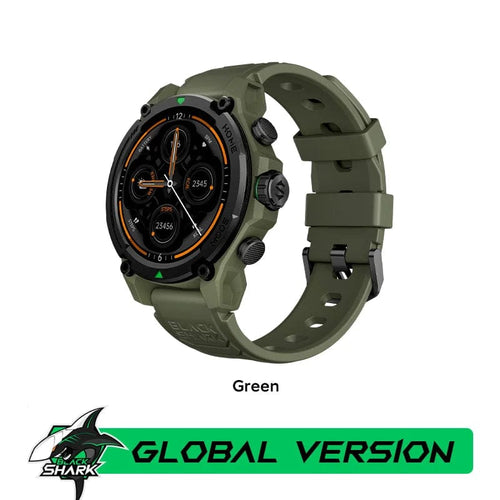 Planet Gates Green / Mexico [World Premiere]Blackshark GS3 Smart Watch Global Version 1.43"AMOLED Display 5ATM 21 Day Battery Life GPS Satellite Positioning