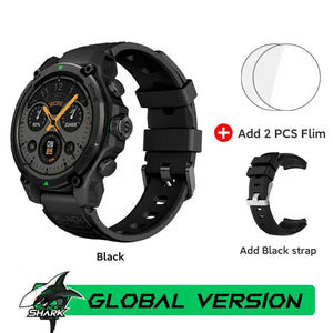 Planet Gates Green / Mexico [World Premiere]Blackshark GS3 Smart Watch Global Version 1.43"AMOLED Display 5ATM 21 Day Battery Life GPS Satellite Positioning
