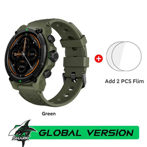 Planet Gates Green / Mexico [World Premiere]Blackshark GS3 Smart Watch Global Version 1.43"AMOLED Display 5ATM 21 Day Battery Life GPS Satellite Positioning