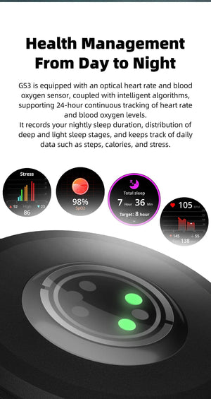 Planet Gates Green / Mexico [World Premiere]Blackshark GS3 Smart Watch Global Version 1.43"AMOLED Display 5ATM 21 Day Battery Life GPS Satellite Positioning