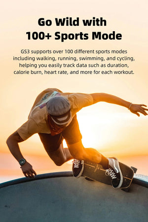 Planet Gates Green / Mexico [World Premiere]Blackshark GS3 Smart Watch Global Version 1.43"AMOLED Display 5ATM 21 Day Battery Life GPS Satellite Positioning