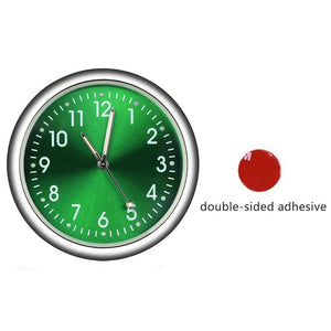 Planet Gates green Mini Watch Mini Quartz Clock Light Emitting Electronic Clock Waterproof Bicycle Motorcycle Watch Dashboard Car Clock