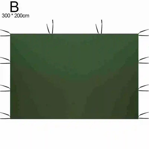 Planet Gates green ordinary / China Oxford Cloth Outdoor Portable Without Canopy Frame Shade 3*2m Tent Shelter Garden Waterproof Shelter Side Tents Rainpro M6Q9