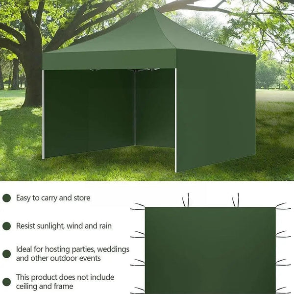 Planet Gates green ordinary / China Oxford Cloth Outdoor Portable Without Canopy Frame Shade 3*2m Tent Shelter Garden Waterproof Shelter Side Tents Rainpro M6Q9