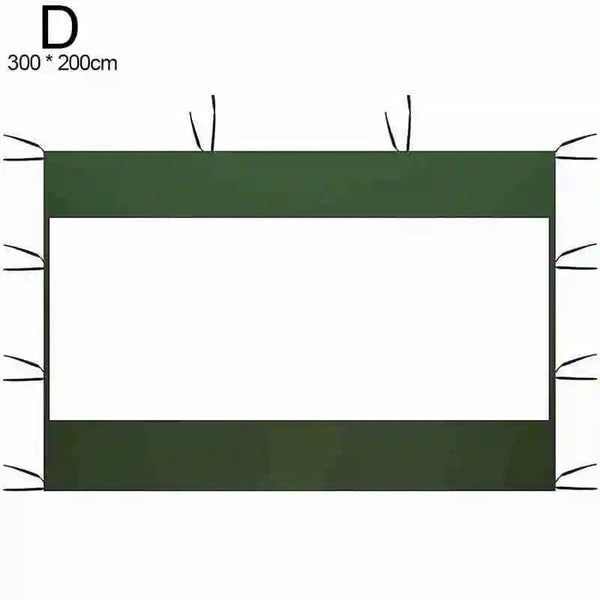 Planet Gates green ordinary / China Oxford Cloth Outdoor Portable Without Canopy Frame Shade 3*2m Tent Shelter Garden Waterproof Shelter Side Tents Rainpro M6Q9