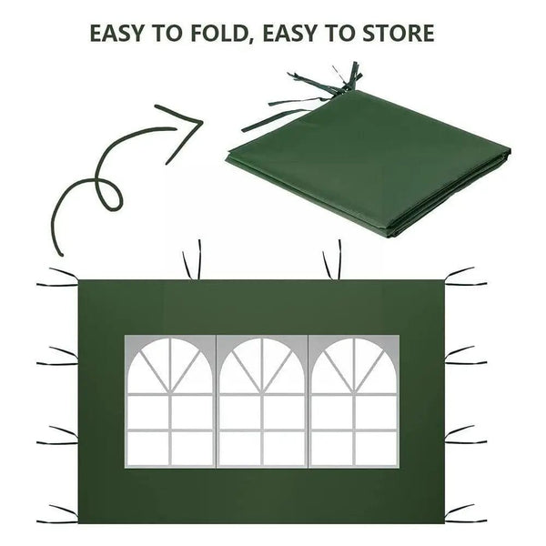 Planet Gates green ordinary / China Oxford Cloth Outdoor Portable Without Canopy Frame Shade 3*2m Tent Shelter Garden Waterproof Shelter Side Tents Rainpro M6Q9