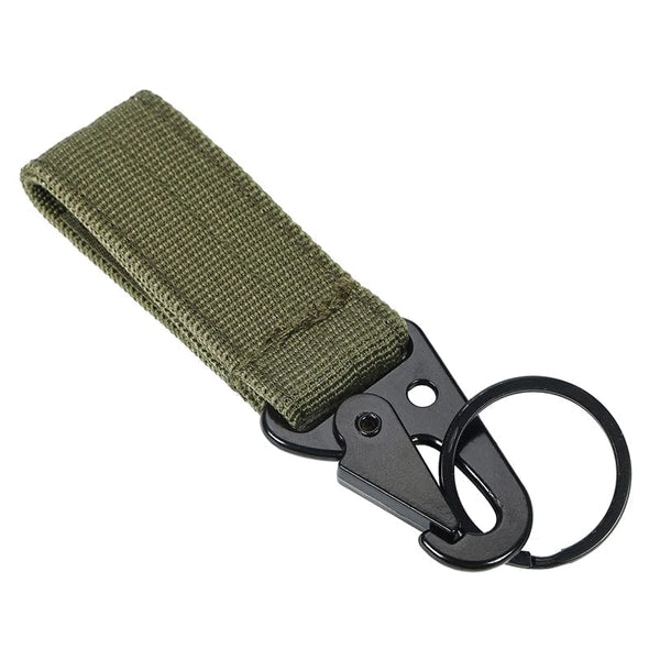 Planet Gates Green Outdoor Tactical Carabiner Key Bag Accessories Multifunctional Belt Buckle Nylon Webbing