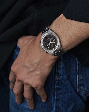 Planet Gates Green PAGANI DESIGN 2023 Mens watches Moon Quartz  Watch men speed Sport waterproof Chronograph AR Sapphire VK64 Steel Retro Luminous