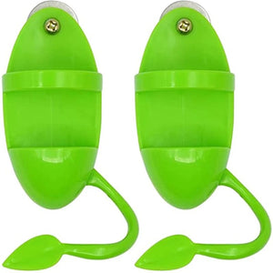 Planet Gates Green Pet Parrot Feeder Hanging Cage Fruit Vegetable Container Feeding Cup Cuttlebone Stand Holder Pet Cage Accessories Pet Supplies