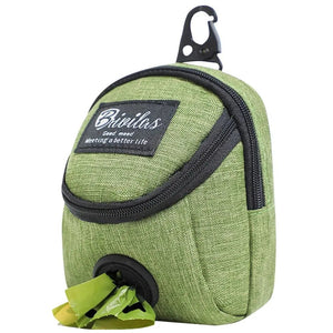 Planet Gates Green Portable Dog Training Treat Bag Outdoor Pet Dog Treat Pouch Puppy Snack Reward Waist Bag Dog Poop Bag Dog Carriers Bags