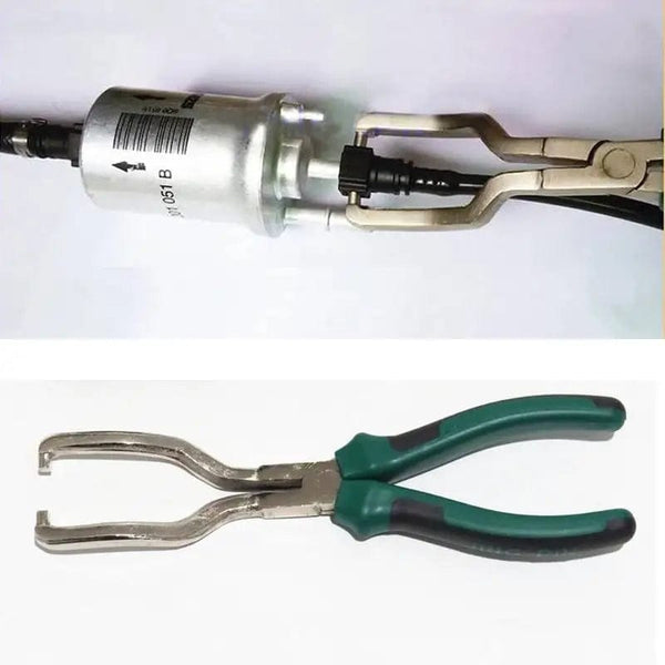 Planet Gates Green Professional Gasoline Pipe Joint Pliers Filter Caliper Oil Tubing Connector Disassembly Tools Quick Removal Pliers Clamp Repair