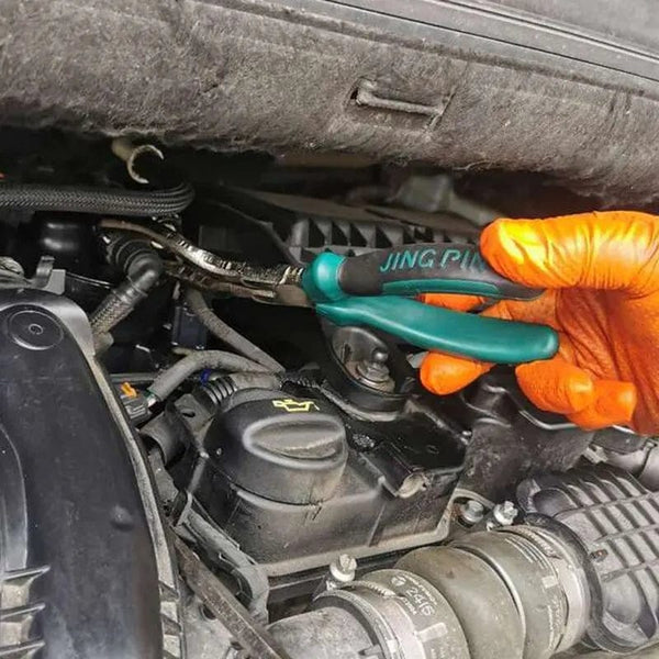 Planet Gates Green Professional Gasoline Pipe Joint Pliers Filter Caliper Oil Tubing Connector Disassembly Tools Quick Removal Pliers Clamp Repair