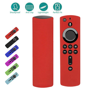 Planet Gates Green Protective Silicone Case Fit for Amazon Alexa Fire TV Stick Remote Control Cover Shockproof Anti-Slip Durable Controller Sheath