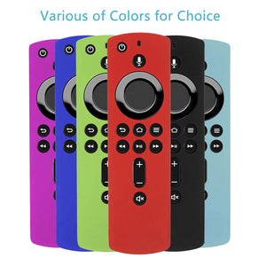 Planet Gates Green Protective Silicone Case Fit for Amazon Alexa Fire TV Stick Remote Control Cover Shockproof Anti-Slip Durable Controller Sheath