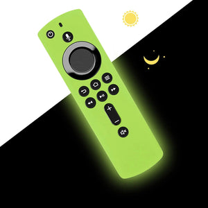 Planet Gates Green Protective Silicone Case Fit for Amazon Alexa Fire TV Stick Remote Control Cover Shockproof Anti-Slip Durable Controller Sheath