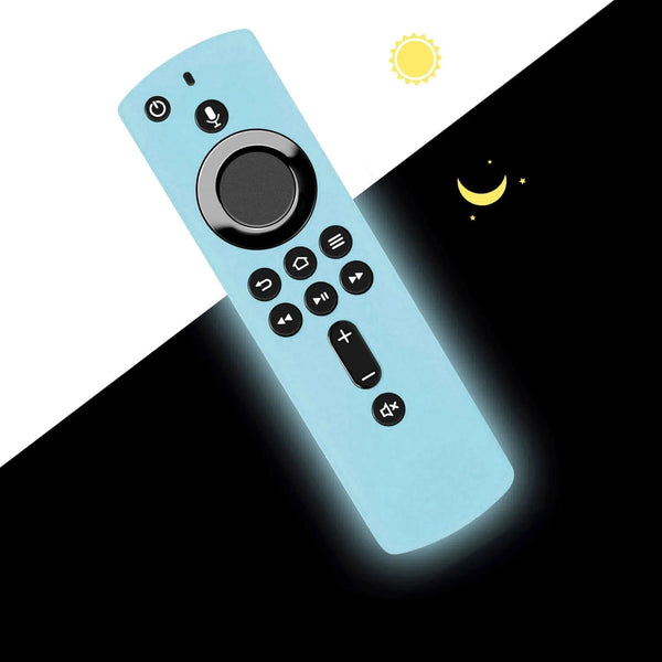 Planet Gates Green Protective Silicone Case Fit for Amazon Alexa Fire TV Stick Remote Control Cover Shockproof Anti-Slip Durable Controller Sheath