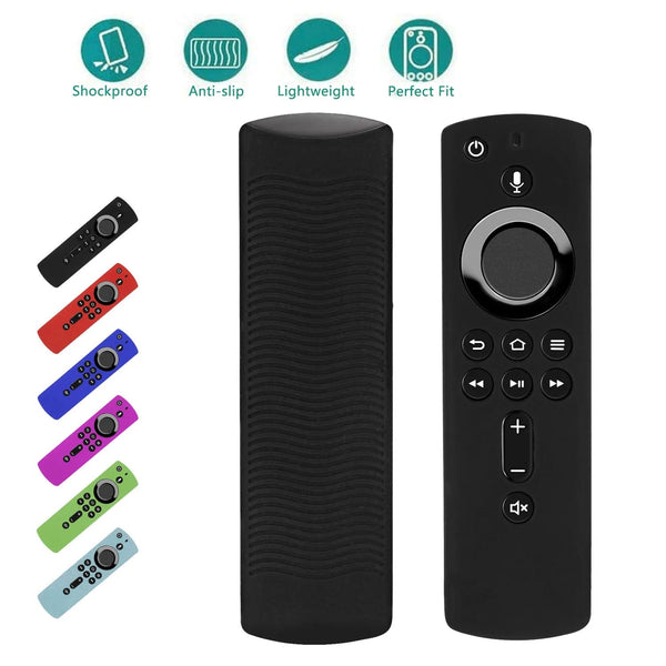 Planet Gates Green Protective Silicone Case Fit for Amazon Alexa Fire TV Stick Remote Control Cover Shockproof Anti-Slip Durable Controller Sheath
