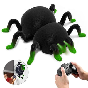 Planet Gates Green RC Toy Prank Simulation Spider Wall Climbing Remote Control Stunt Car Christmas Halloween Funk Toys Gifts for Adult and Children