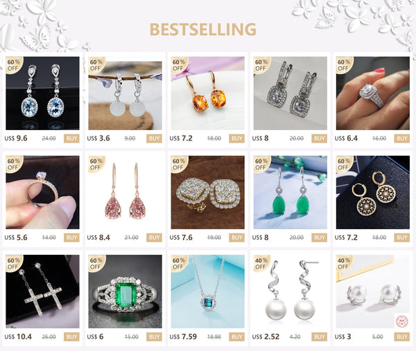 Planet Gates green / resizable Luxury 100% 18 K White Gold Rings for Women Created Natural Emerald Gemstone Diamond Wedding Engagement Ring Fine Jewelry Gold