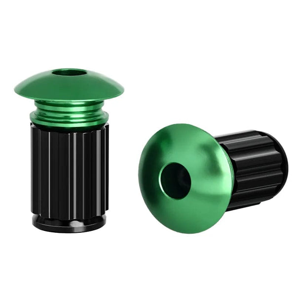 Planet Gates Green RIDERACE Bicycle Handlebar End Plugs Aluminum Alloy For MTB Mountain Bike Road Cycling Handle Bar Grips Cap Multi-color Cover