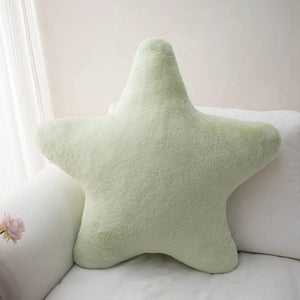 Planet Gates Green Star Shaped Pillow Decorative Star Pillow for Bed Soft Plush Throw Pillow Cute Pillow Plush Cushion for Kid Bedroom Living Room